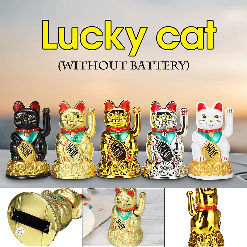 Китайский Богатство счастливый развевающийся Кот Электрический Maneki автомобиль интерьерный дисплей украшение автомобиля орнамент для сиденья дома прекрасный Декор Куклы