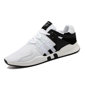 

Fashion Mens Shoes Breathable Ightweight Casual Shoes Men Comfortable Lace-up Mens Sneakers Casual Mesh Rubber Lace-Up Footwear