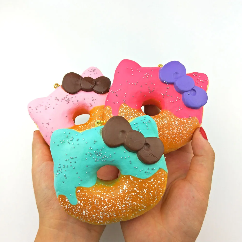

Squishy Hello kitty donut Very slow slow rebound Squeeze Toys Stress Relief toys Fun Surprise Popular Toys