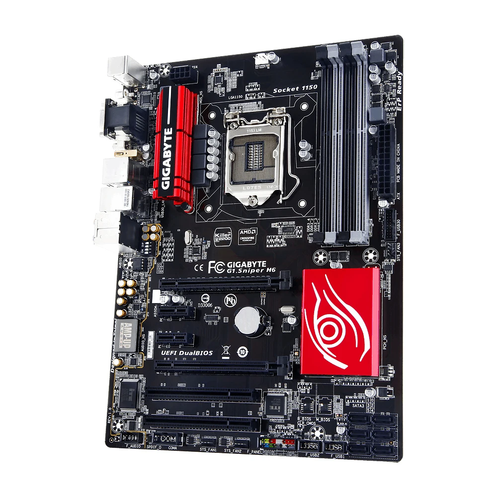 Gigabyte G1.Sniper H6 настольная материнская плата G1.Sniper H6 H97 LGA 1150 DDR3 32G SATA3 USB3.0 VGA DVI HDMI ATX б/у материнская плата