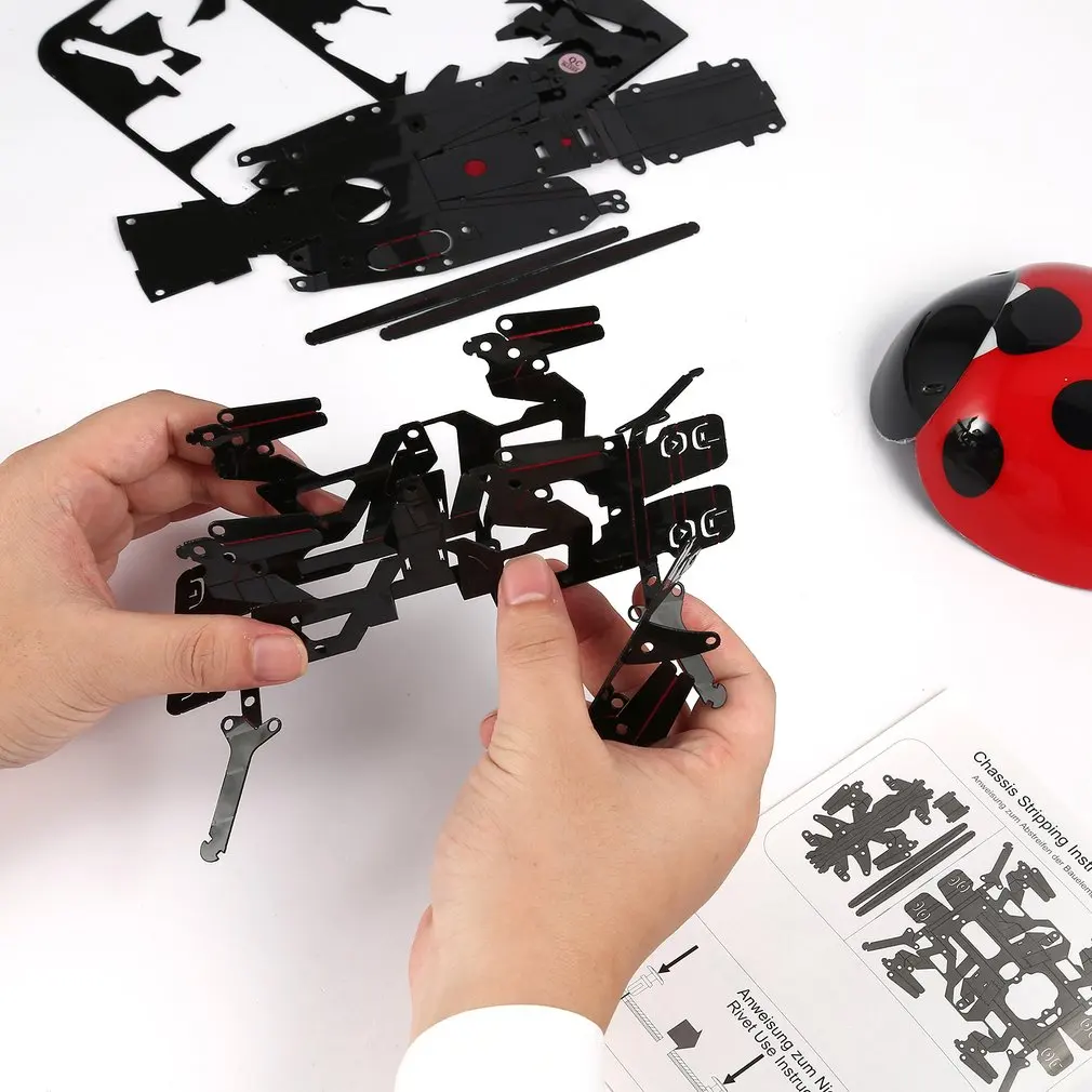 Clearsale DIY RC имитирующая Божья коровка жук электронная игрушка для детей подарок на день рождения Новинка игрушки Моделирование скребок насекомых