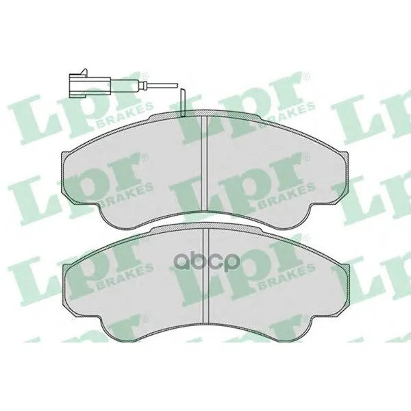 Колодки Тормозные Fiat Ducato 02/Citroen Jumper/Peugeot Boxer 94(1800кг) Перед Lpr 05p967 Lpr арт. 05P967