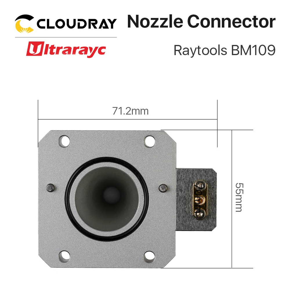 Ultrarayc волоконный лазерный разъем для разбрызгивателя Raytools BM109 режущая головка части для волоконного лазерного станка для резки металла
