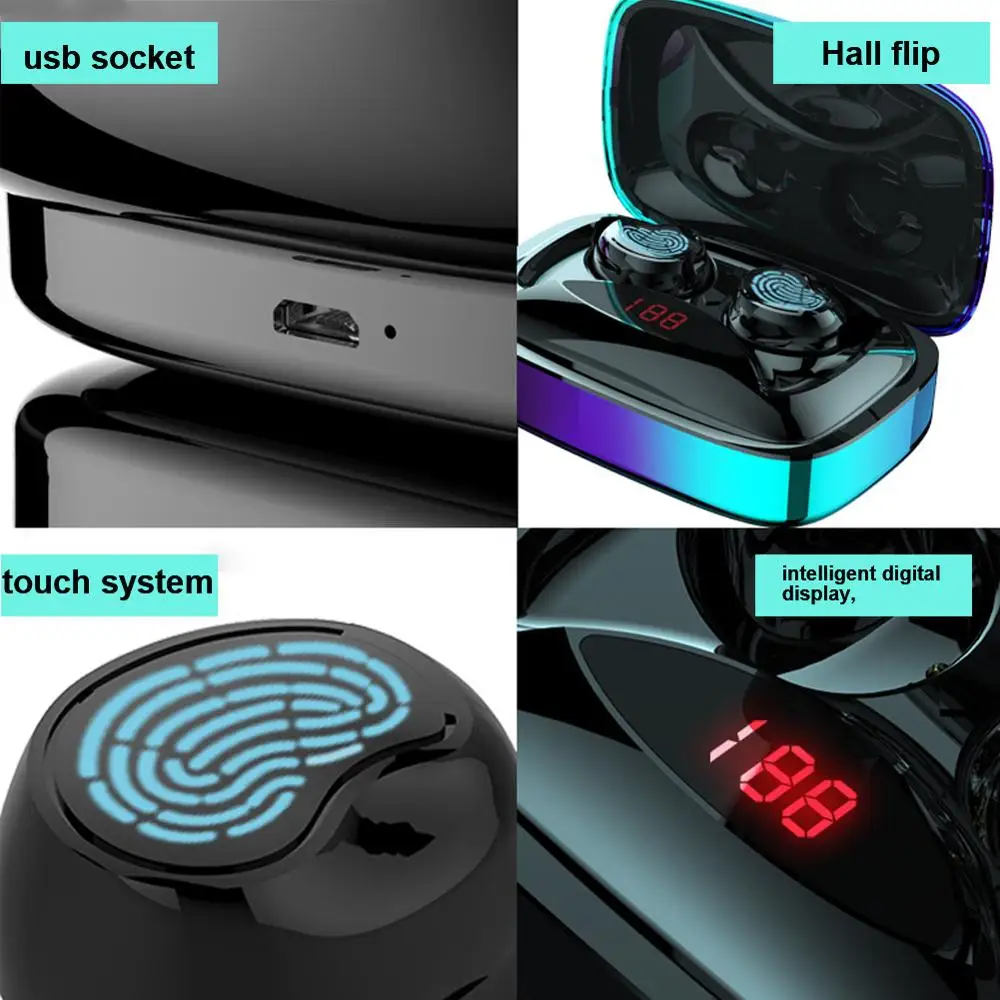 TWS Bluetooth наушники 5,0 в стерео Спортивные Беспроводные наушники шумоподавление игровая гарнитура aptx водонепроницаемые наушники