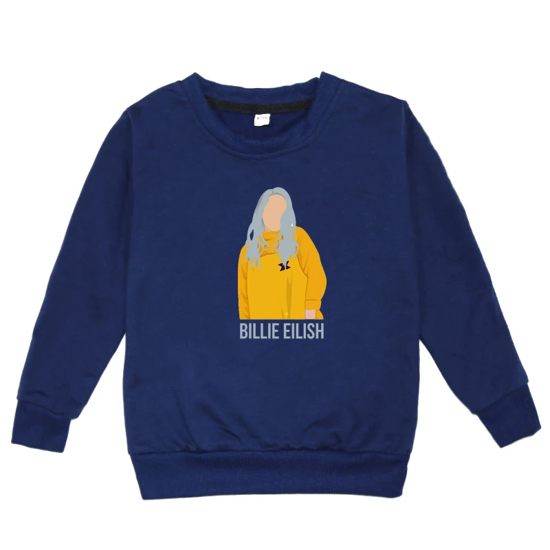 New Arrival Billie Eilish Kids Winter Autumn Hoodie Clothes Children Sweatshirts for Baby Boys Girls Long Sleeves hoody Shirts - Цвет: Hoodies 2