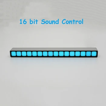 

Mono 16 bit Sound Control LED Level indicator Light Aluminum alloy With eliminating ambient noise Function DC 5V