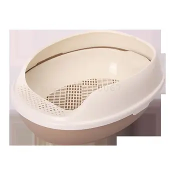 

256 Cat Toilet Cat Sand Pot Single Layer Double Layer Pine Bentonite Cat Sand Pot Mesh Fat Cat Super Large Closed