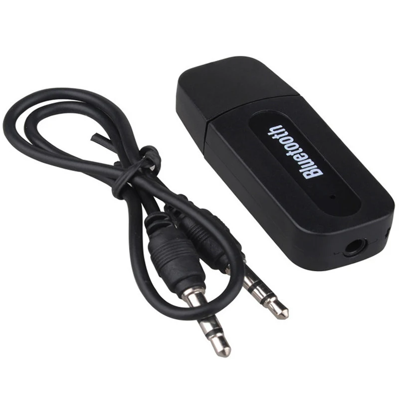 Receptor de Audio A2DP para coche inalámbrico, adaptador/receptor de música, USB, Bluetooth, AUX, para Android/IOS, Conector de 3,5mm