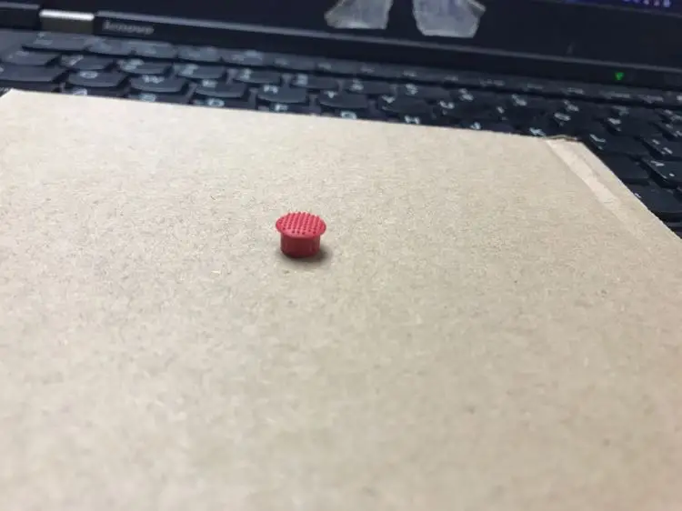 100x para Lenovo Novo Original Thinkpad Trackpoint Boné Mouse Ponteiro 100 Pçs 5mm Red - Imagem 2