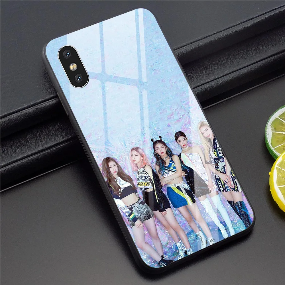 Чехол Kpop ITZY из закаленного стекла для телефона iPhone 11 Pro Max чехол 5 дюймов