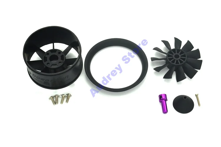 Powfun Storm модельный двигатель EDF50mm 11-blade Culvert вентилятор пропеллер пульт дистанционного управления летающая Модель двигателя