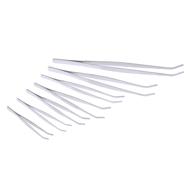 Edelstahl Multifuctional Stahl Ellenbogen Pinzette Aquarium Clear Clip Werkzeug Medical Reparatur Werkzeuge 12.5/14/16/18/20/25/30cm – Detail 9