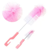 Hito HITO принадлежности для матери и ребенка вертикальные нейлоновые бутылки кисти соска Набор щеток для мытья