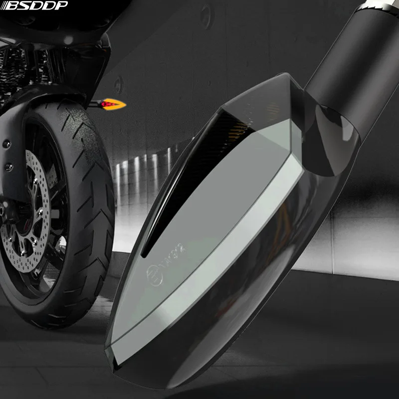

2019 Universal Motorcycle Turn Signals Light LED V-Shape Flashing Indicator Flicker Flexible Bendable Lamp Moto Turn Signal