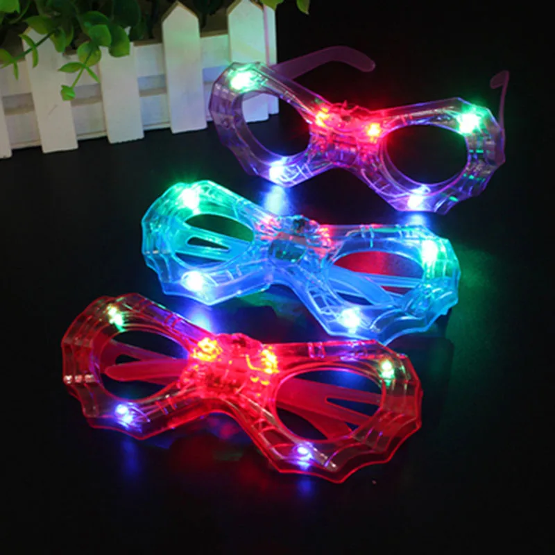 Led Neon Glow Glasses Glowing Toys Flash Butterfly Party KTV Bar Birthday Kid Toys led Party Sunglasses Glow In The Dark Toy (17)
