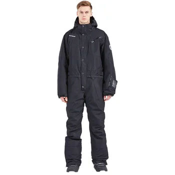 

Blue magic Waterproof Snowboarding One piece Skiing jumpsuit men snowboard -30 degrees snow Ski suit Winter clothing coverall