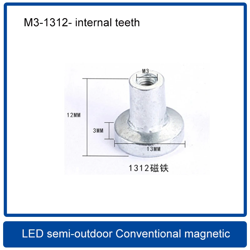 20 pcs M3-1312/M4-1313 LED Screen Dispaly semi-outdoor/Outdoor Module fixed magnetic column Screw for module panel,Magnet Screw