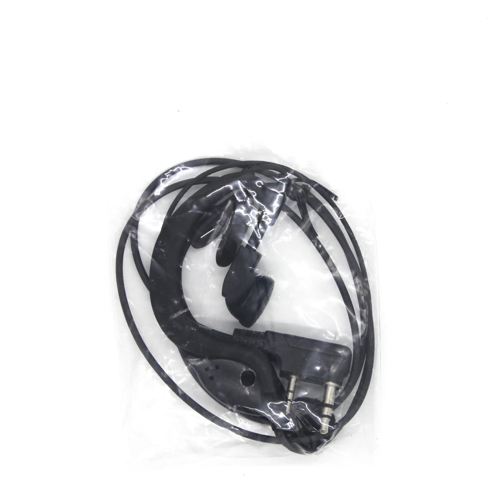 5pcs Ptt Mic Headphone Walkie Talkie Earpiece Baofeng Headset For UV 5R UV 5RE UV 6R BF 888S Kenwood CB Two Way Radio Parts