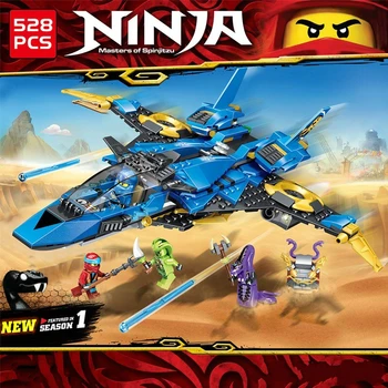 

528Pcs Ninja Jay's Storm Fighter Building Blocks Bricks Figures Toys For Children Gift Christmas gift