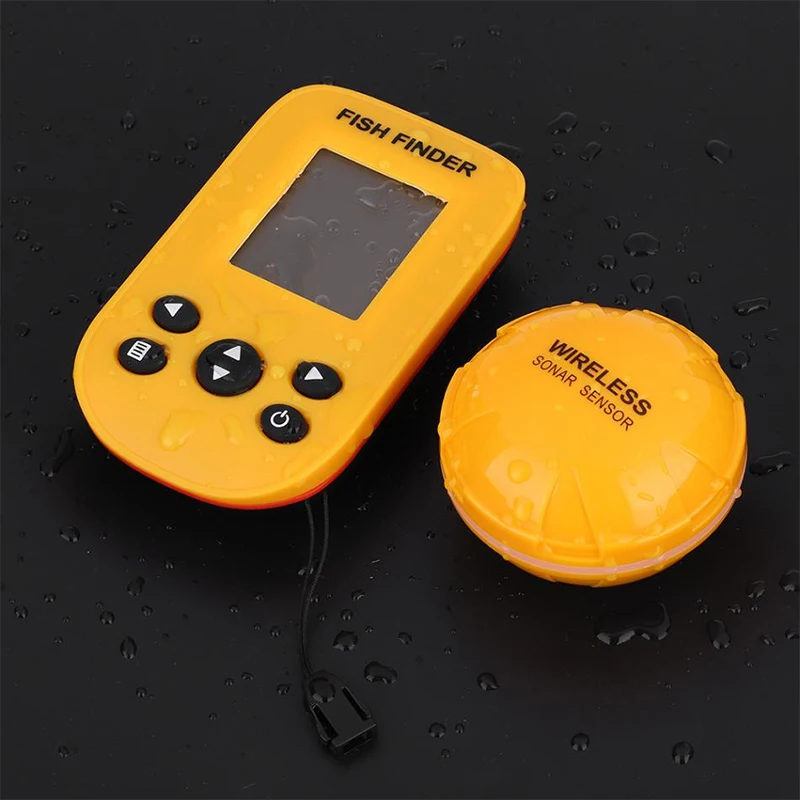 

Fish Alarm Sensor Portable Wireless Sonar LCD Fish Finders Fishing Tools Lure Echo Sounder Fishing Finded Device 90 Degree