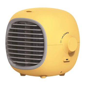 

3-in-1 Function USB Rechargeable Water-cooled Air Conditioner Desktop Cooling Fan Small Air Cooler For Summer Home Outdoor EM88