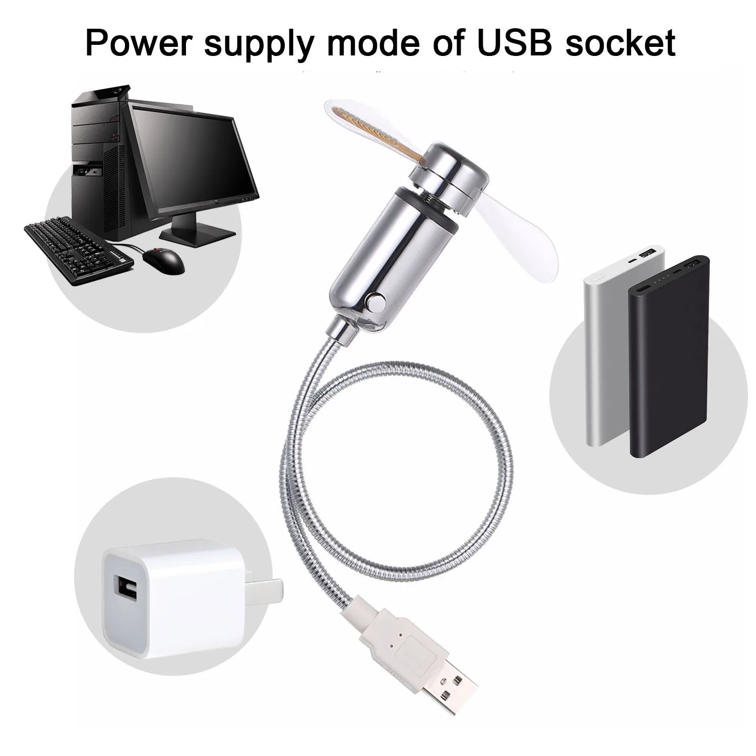 UF-211-06RGB мини USB светодиодный программируемый вентилятор для ноутбука регулируемый дисплей летние вентиляторы охлаждения творческие офисные настольные подарки