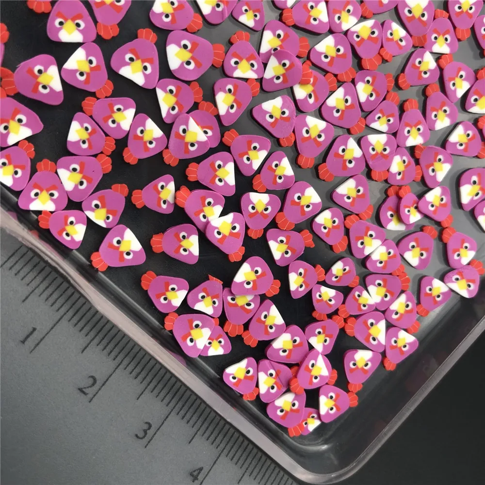 60g Angry Bird Polymerclay Soft Clay Sprinkles For Kids Diy/Craft Diy Making/Nail Art/Scrapbook Decoration/Craft Filler | Дом и сад