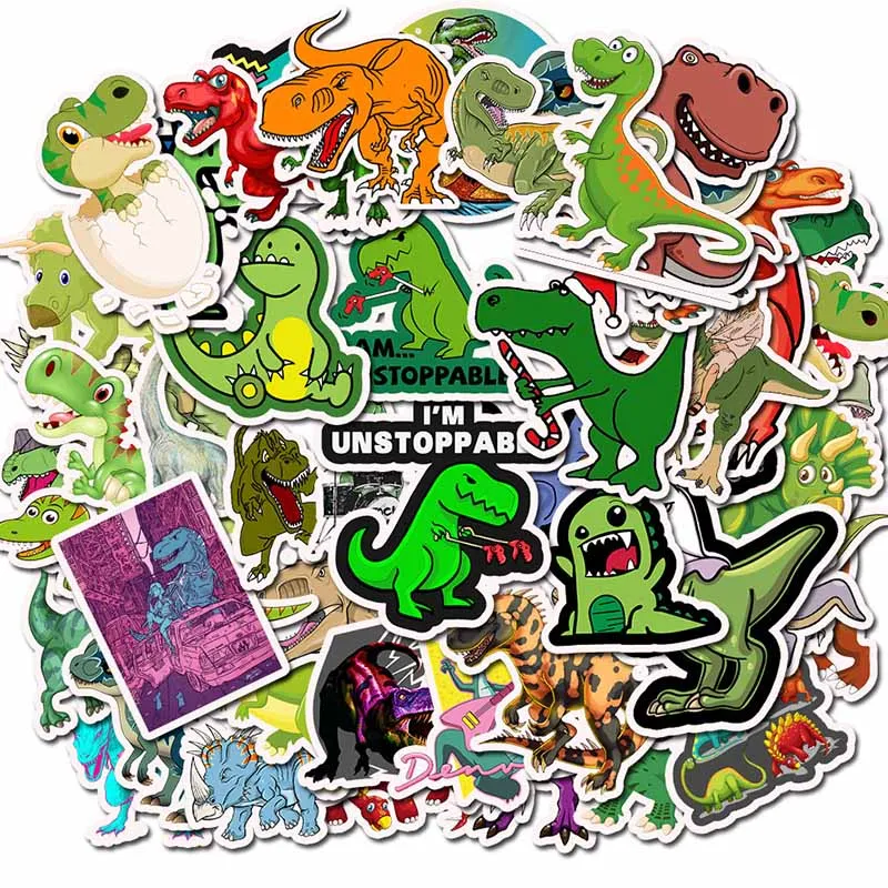 50 pcs Classic Cartoon Animated Character Game Sticker Lot Mobile Phone Window Wall Kids Toys Hydro Flask Skateboard Stickers - Цвет: 10