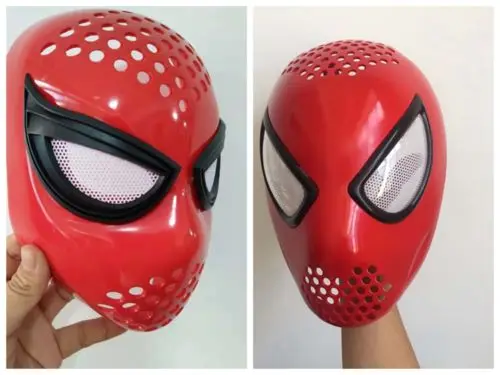 Маски для косплея с объективами «Человек-паук»; Маска «Человек-паук»; черная маска для костюмированной вечеринки с линзами