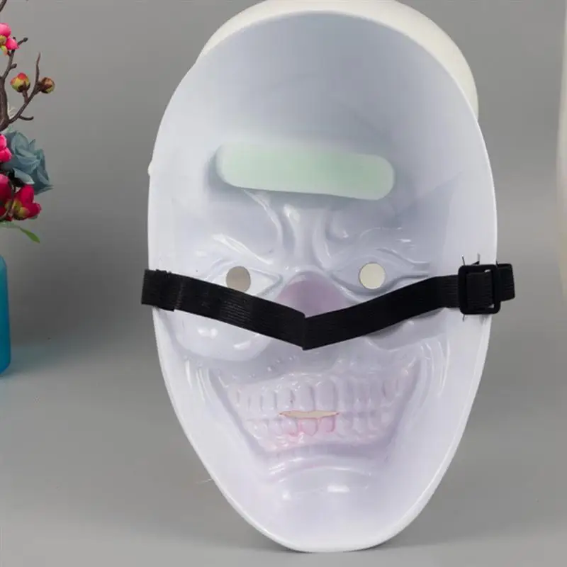 1pc Clown Mask Safe Devil Durable PVC Creative Horror Performance Mask Costume Props Full Face Mask For Halloween