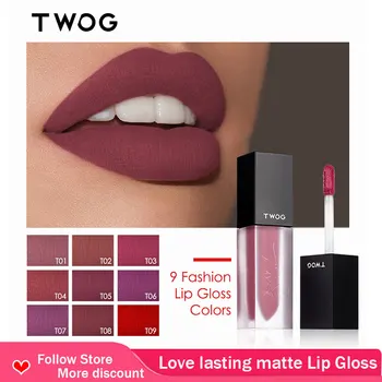 

Lip Glaze Matte 9 Colors Lip Gloss Matte Lipsticks Waterproof Matte liquid lipstick Cosmetic Easy to Wear Matte Makeup Lipstick