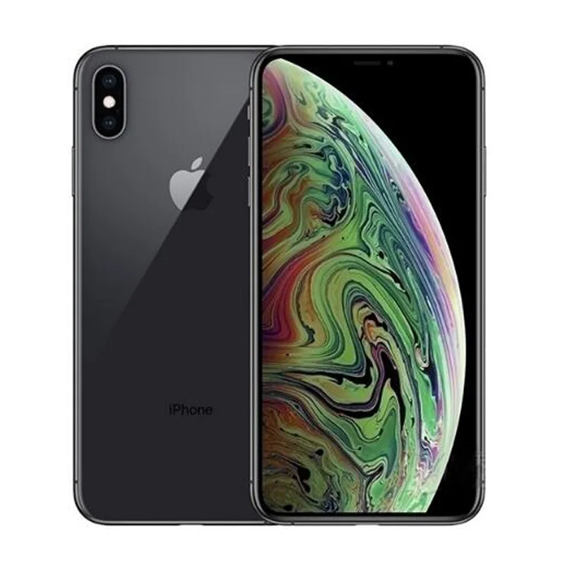 Разблокированный iPhone XS Max 256G 6,5 дюймов ram 4 Гб rom 64 Гб/256 Гб телефон с двойной картой и полноэкранным смартфоном - Цвет: Gray