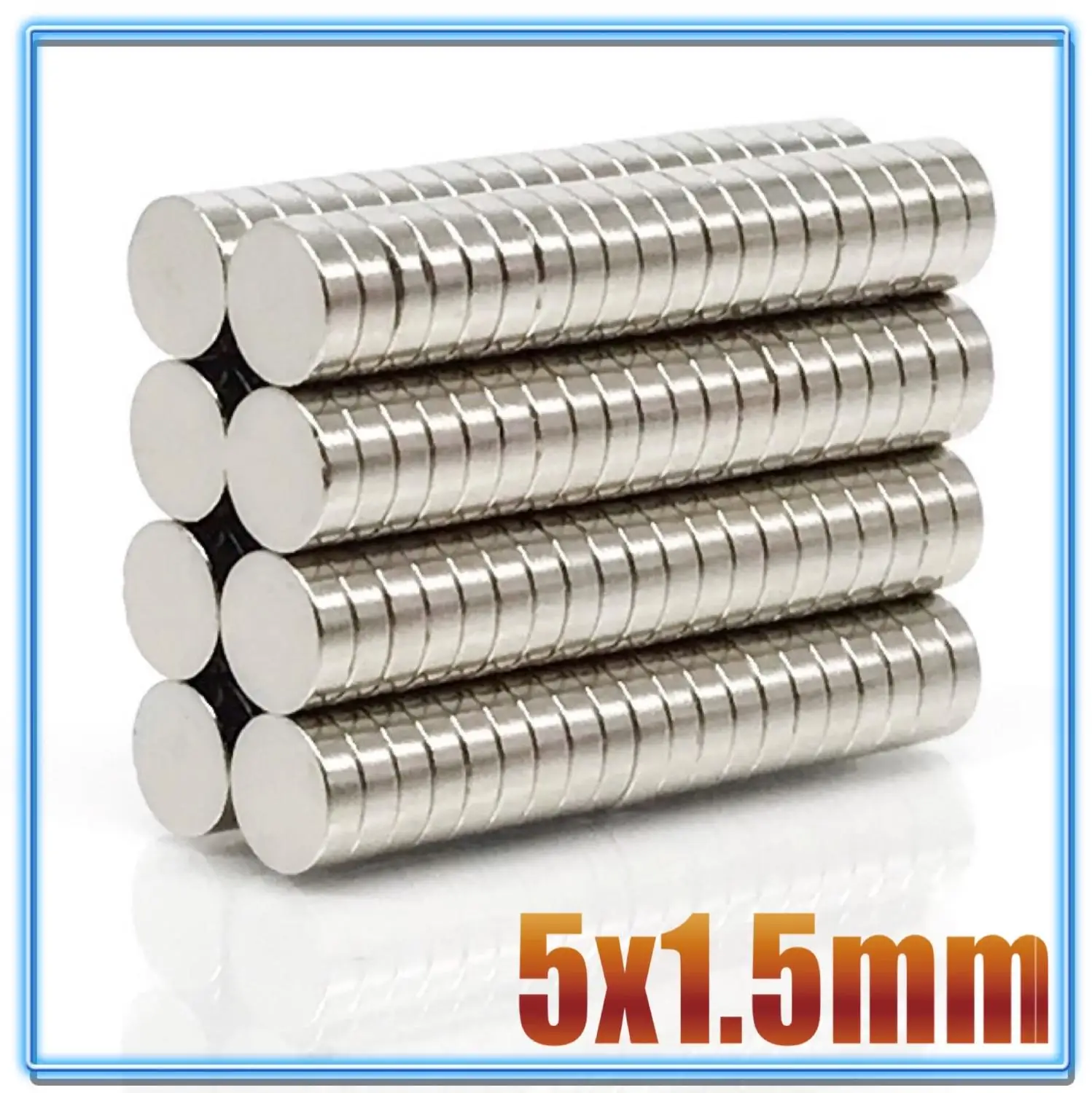 100Pcs Mini Kleine N35 Runde Magnet 5x1 5x 1,5 5x2 5x3 5x4 5x5mm Neodym Magnet Permanent NdFeB Super Starke Starke Magneten