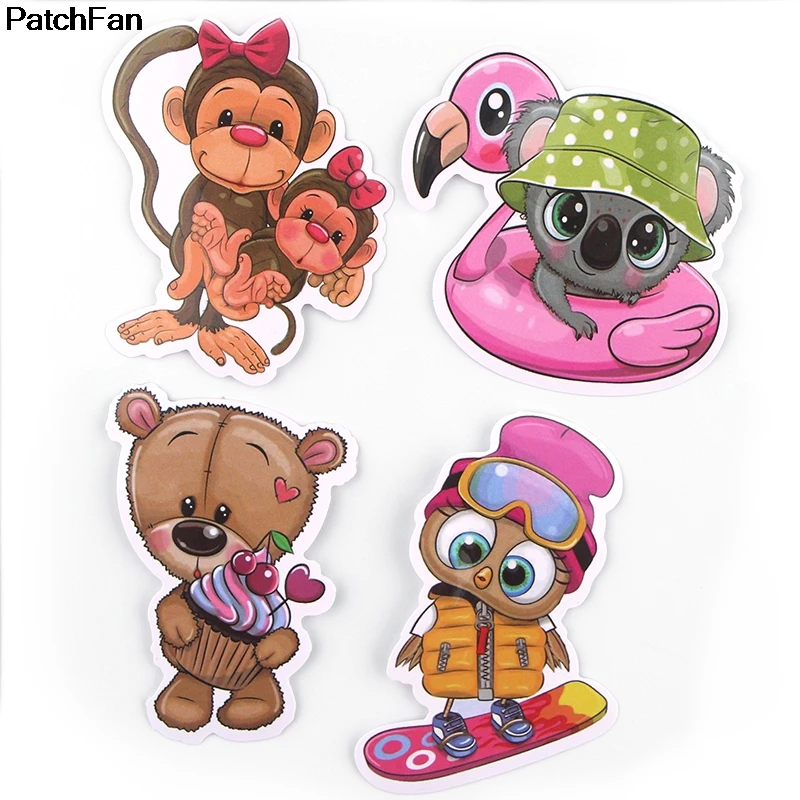 Patchfan 41 шт. животные мир дети наклейки для DIY Скрапбукинг альбом багаж ноутбук телефон ноутбук трафарет Водонепроницаемая наклейка A2633