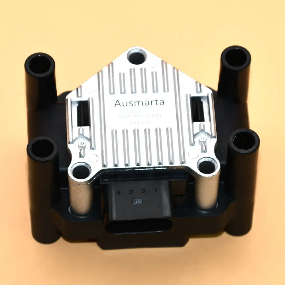 Новинка катушка зажигания Huco 032 905 106 B 032905106B для A4 A3 1 6 8 sharan polo PASSAT Bora Beetle Golf
