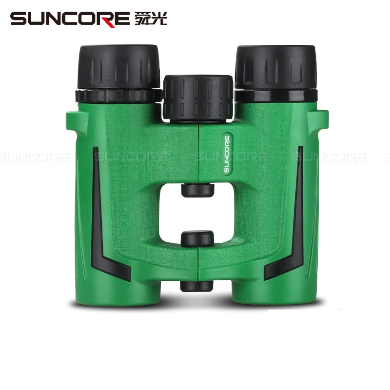 SUNCORE 10x28 бинокль HD портативный телескоп оптическая линза FMC зеленая пленка Открытый Кемпинг наблюдение за птицами