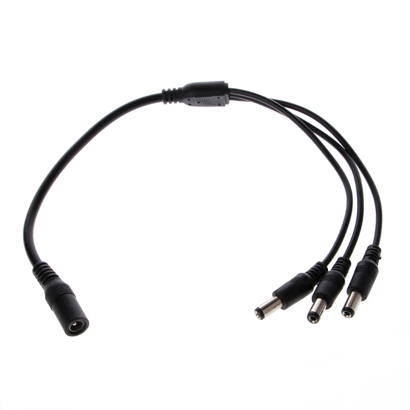 

1 Female to 2/3/4/5 Male Plug 5.5x2.1mm Port 12V DC Power Adapter Splitter Cable 77UC
