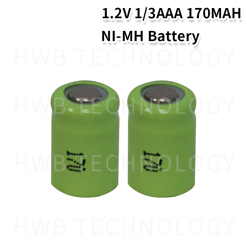 2 шт./лот KX Оригинальный Новый 1 В 1/3AAA 170 мАч Ni MH 1/3 AAA аккумуляторная батарея