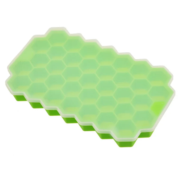 Green 1X1 см силиконовая форма для мороженого, форма для шоколада, аксессуары для напитков, форма для льда, лоток с формой для кубиков льда, 150/160 сеток - Цвет: Green