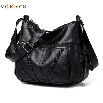 

Luxury Handbags Designer Solid Color Women Sling Shoulder Bags PU Leather Female Elegant Crossbody Bags