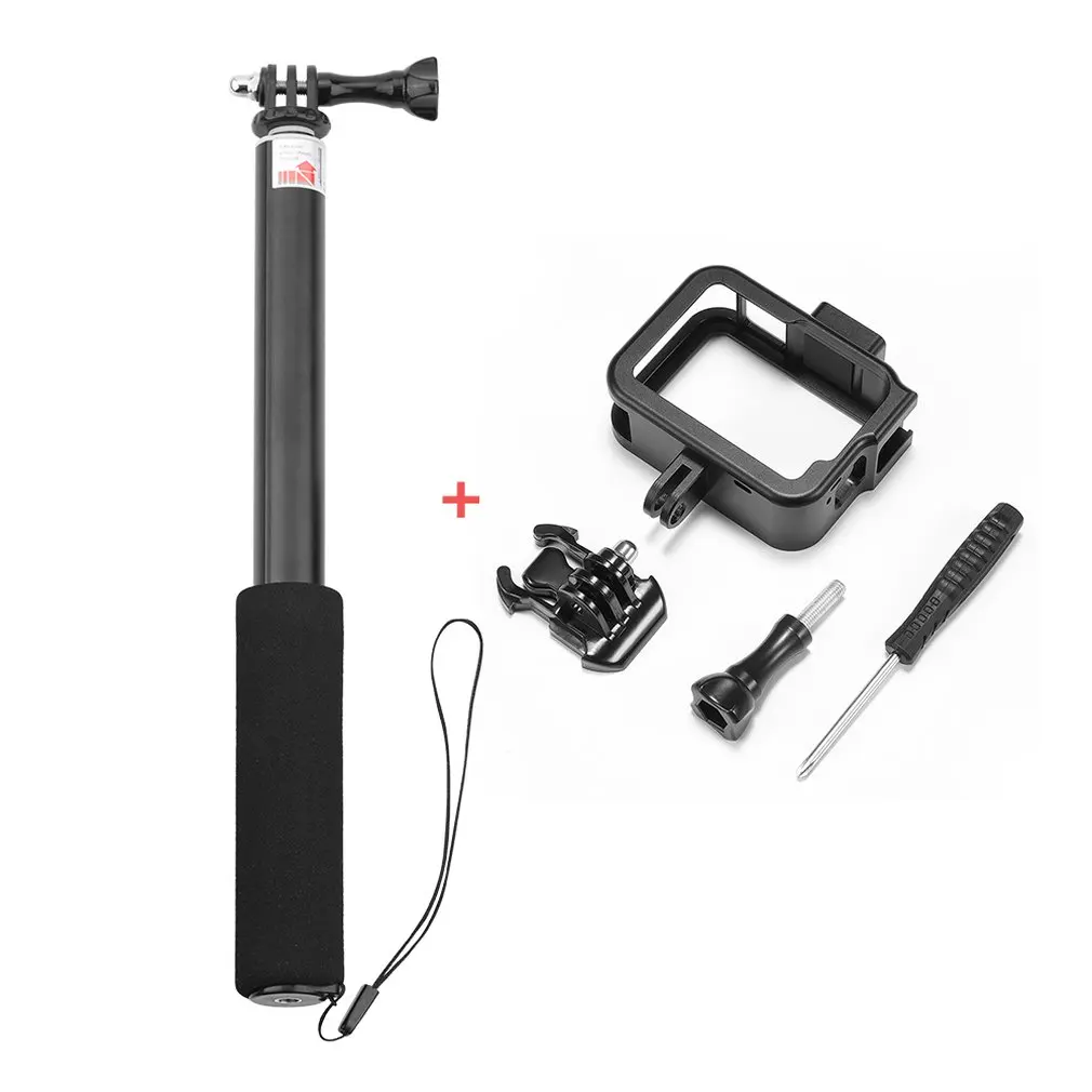Для Gopro 8 пластиковая рамка защитная рамка чехол для видеокамеры корпус чехол для GoPro Hero 8 экшн-камеры - Цвет: Bundle 3