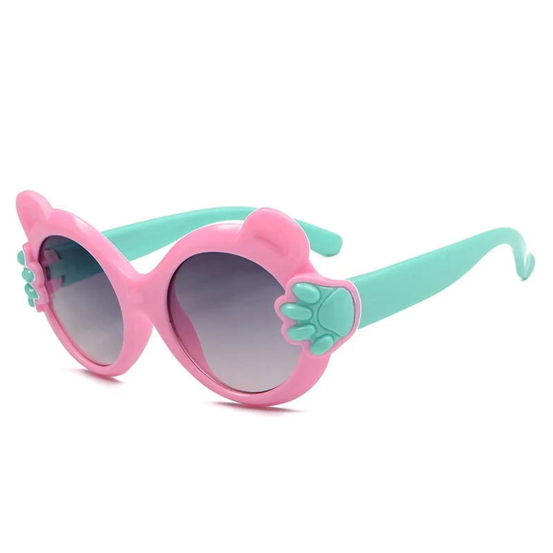 

QETOU 2019 summer Kids Sunglasses For Children Flexible Safety Glasses Girl Baby Eyewear For Party