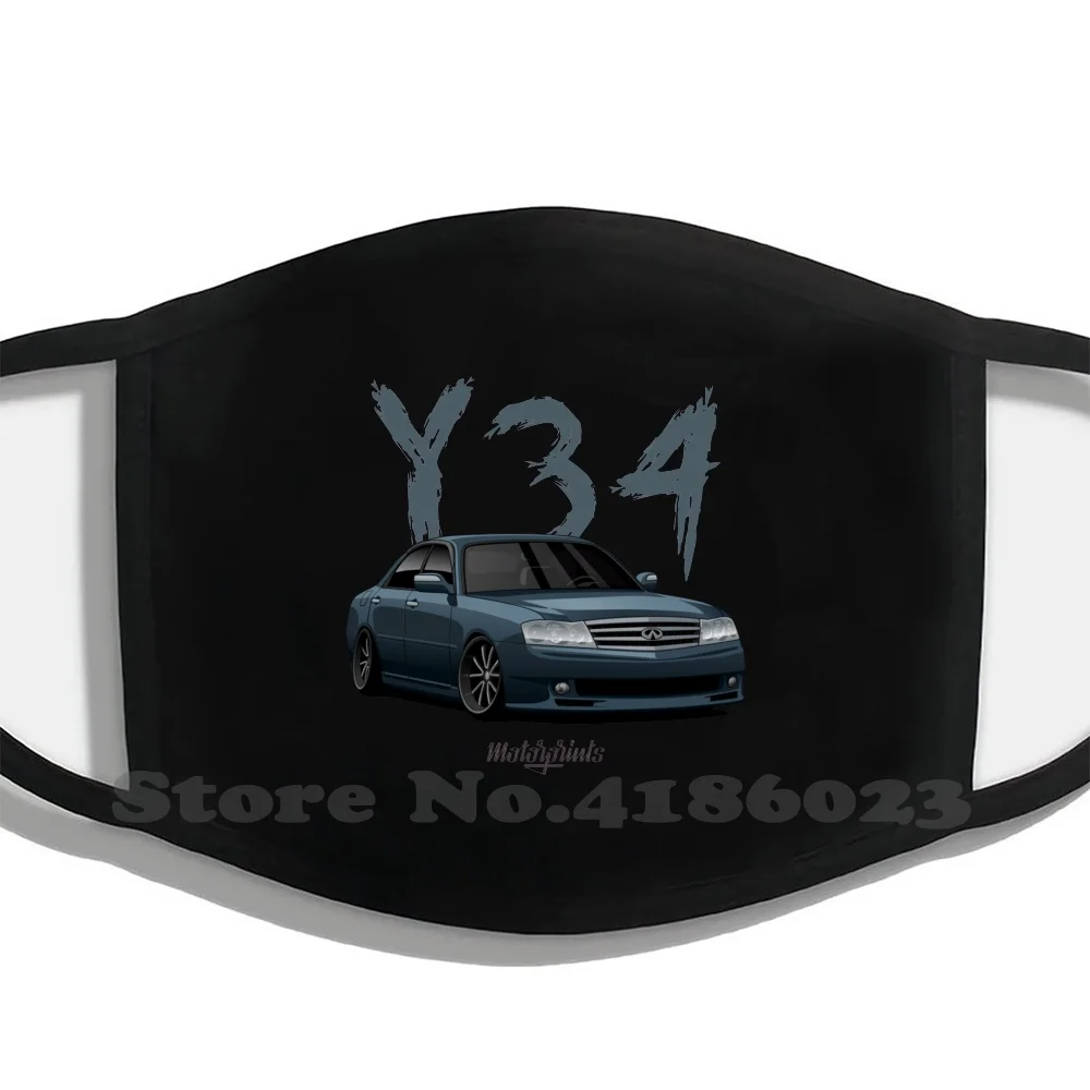 Jdm Y34 (синий) Зимние Горячая Распродажа принт Diy Маски Infiniti M45 Cedric Глория силуэт S13 S14