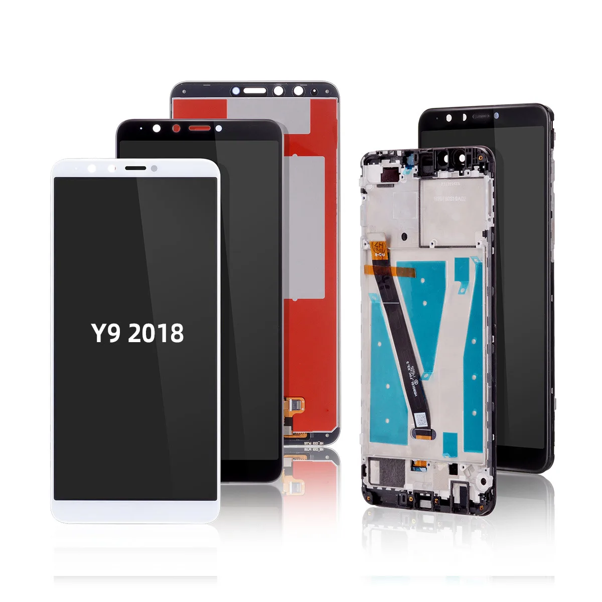 Оригинальный экран для Huawei Y9 2018 ЖК-дисплей сенсорный дигитайзер в сборе с рамкой