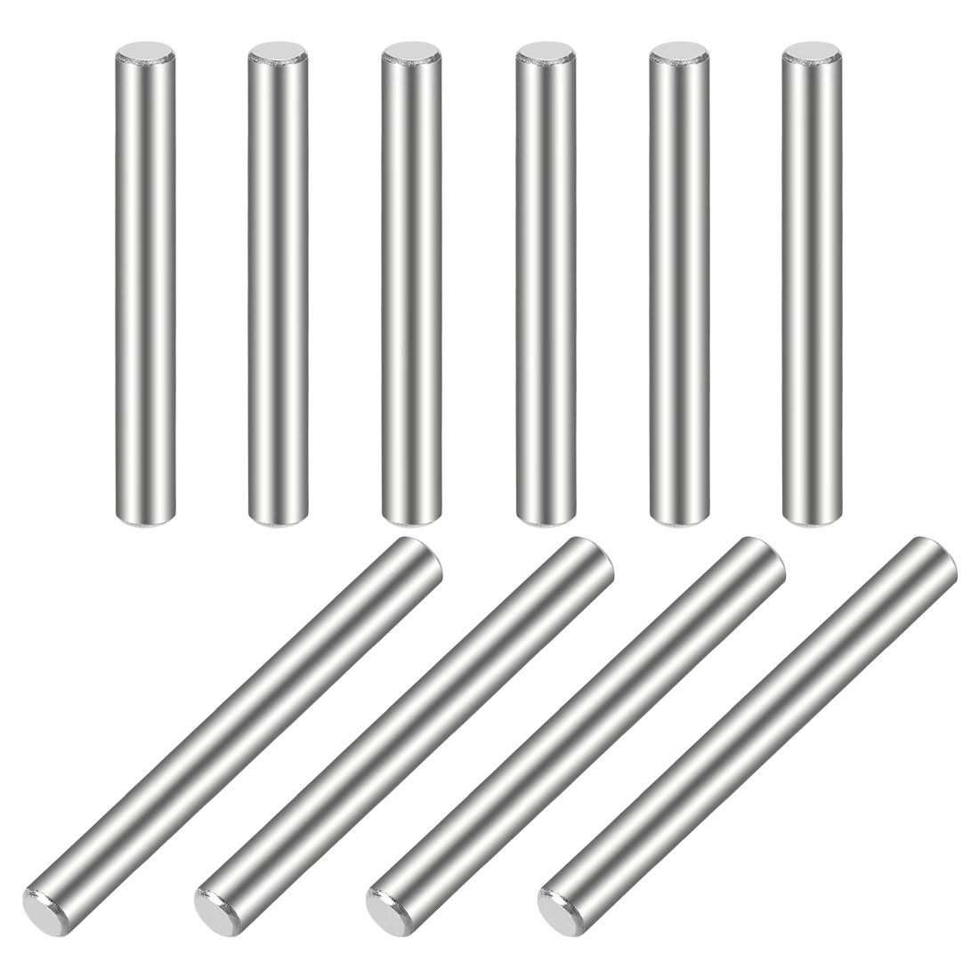 Dowel Pin 10Pcs 1.5mm 2mm 4mm 5mm Length 10mm-80mm 304 Stainless Steel Cylindrical Shelf Support Pin cylindrical locating dowel pin stainless steel ball lock pins stainless steel pins clips stainless steel rivets