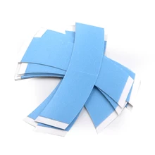 18 шт./лот, крепкий парик, кружевная Передняя синяя двойная лента для парика/парик на шнурке/лента для наращивания волос, система для наращивания волос, клейкая лента