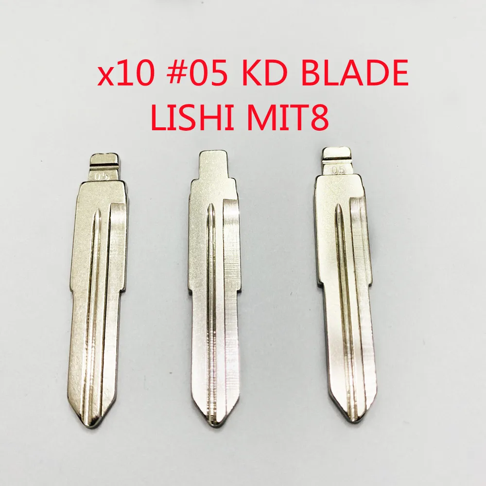 Car Key 10 PCS #05 KD Blade LISHI MIT8 Car Key Blade For Suzuki Wagon R TOYOTA PREVI Chevrolet Spark KEYDIY XHORSE KEY TOOL PLUS