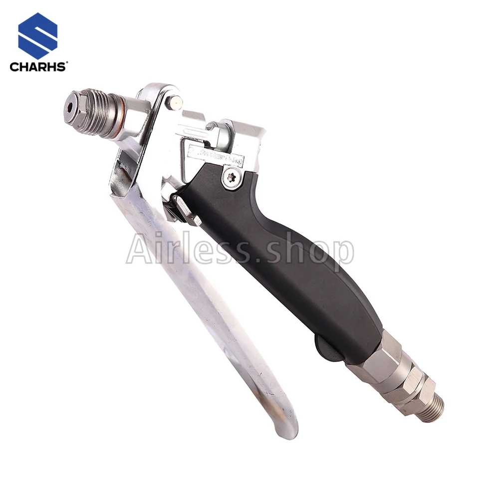 ASG-1 Inline Heavy-Duty Texture Airless Spray Gun 245820 Plaster Coating Airbrush Wall Putty 350Bar Pistol Contractor Atomizer inline heavy duty texture gun 245820 spraying equipment linear texture gun connect 3 8nps xh517 tip wall putty airless gun