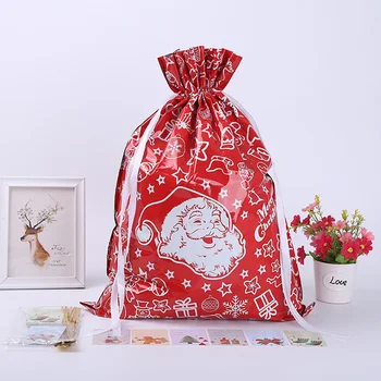

30pcs Gift bag Drawstring Christmas Wedding Birthday Candy Bag Supplies