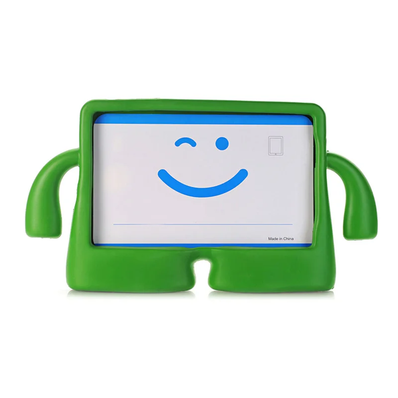 green Для Amazon Kindle Fire HD 8 чехол Baymax kids tablet Shell противоударный EVA Ручной Чехол-подставка для Kindle Fire HD8 - Цвет: green